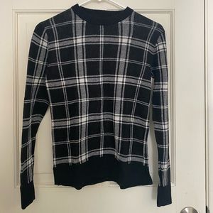 Plaid sweater